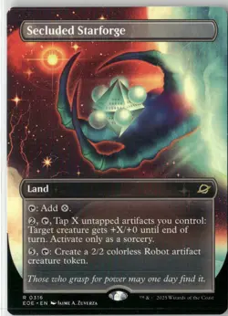 Secluded Starforge (Borderless) | | Edge of Eternities | 316 | NM | MTG - Image 1