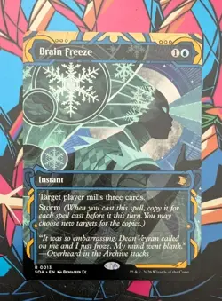 MTG Secrets Of Strixhaven (MYSTICAL ARCHIVE) Rare BRAIN FREEZE NM - Image 1