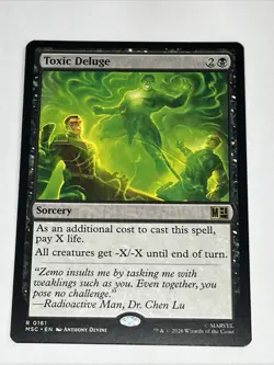 Magic Toxic Deluge [MSC - 161] Rare Near Mint - Image 1
