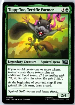 Tippy-Toe, Terrific Partner 734 Commander: Marvel Super Heroes MTG NM - Image 1