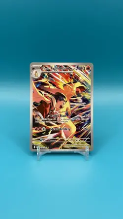 Ethan's Typhlosion 190/182 Illustration Rare Pokemon Destined Rivals Mint / NM - Image 1