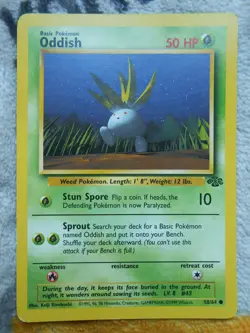 ODDISH 50 HP 58/64 - JUNGLE - CARTE POKEMON - WIZARDS - TRES BON ETAT - ANGLAIS - Image 1