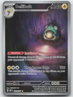 Bellibolt 201/197 Obsidian Flames Pokemon NM 472 - Image 1