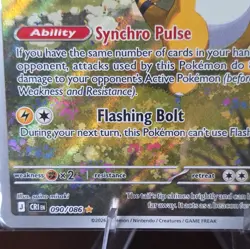 Pokemon Ampharos 090/086 CR1 Holo Rare Stage 2 160 HP Lightning English - Image 2
