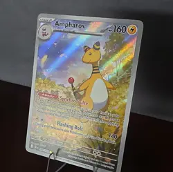 Pokemon Ampharos 090/086 CR1 Holo Rare Stage 2 160 HP Lightning English - Image 4