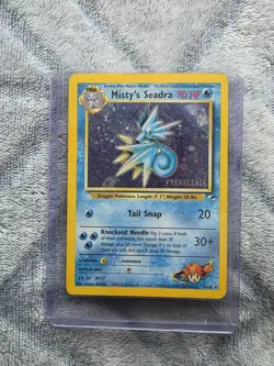 Pokemon TCG 4-Card Foil Lot: Charizard 5/18, Misty's Seadra 91/132, SM166, SM240 - Image 2