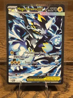 Pokemon TCG Mega Zeraora ex - 114/084 Pitch Black SIR - Image 1