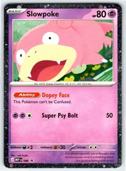 Slowpoke (Comos Holo) 086 Promo ME: Mega Evolution Promo Pokemon - Image 1
