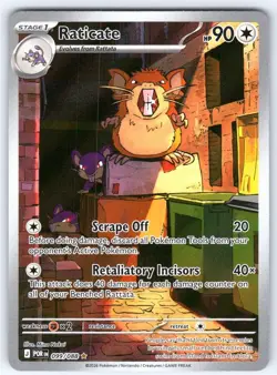Raticate 099/088 Illustration Rare Perfect Order Pokemon Holo - Image 1