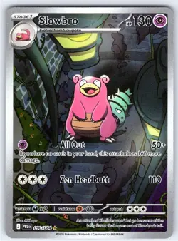 Slowbro 090/084 Illustration Rare Pitch Black Pokemon Holo - Image 1