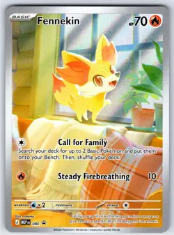 Fennekin 080 Promo ME: Mega Evolution Promo Pokemon Holo - Image 1