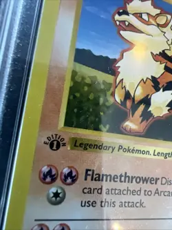 1999 POKEMON BASE SET 1ST EDITION ARCANINE 23/102 PSA 5 Vintage Card - Image 3