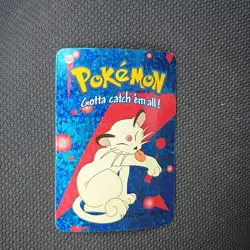 Persian #053 2000 Pokemon Vending Prism Holo Sticker Card - Image 1