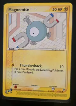 Pokemon TCG Magnemite 63/97 Common Unlimited 2003 Eng E Reader Expedition - Image 1