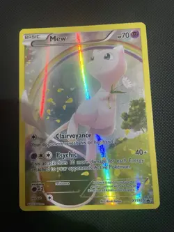 Pokemon XY110 Mew Full Art Black Star Promo Card Mythical Premium Collection - Image 2