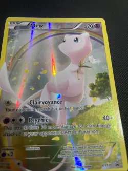 Pokemon XY110 Mew Full Art Black Star Promo Card Mythical Premium Collection - Image 3
