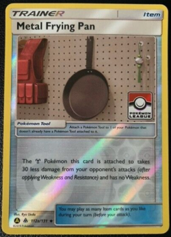 Metal Frying Pan - 112a/131 Forbidden Light Pokemon League - Reverse Holo - NM/M - Image 1