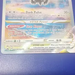 The Pokemon Company Darkrai VSTAR GG50/GG70 Crown Zenith GG Holo Full Art - Image 2