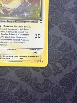 Dark Raichu 7/110 — Pokemon Legendary Collection (2002) — Holo - Image 2