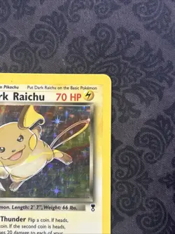 Dark Raichu 7/110 — Pokemon Legendary Collection (2002) — Holo - Image 3