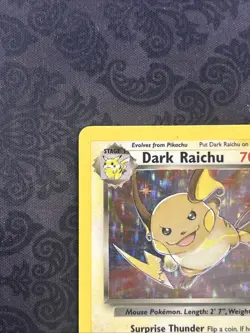 Dark Raichu 7/110 — Pokemon Legendary Collection (2002) — Holo - Image 4