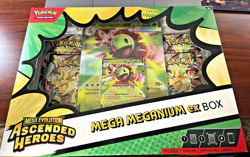 Pokemon TCG Ascended Heroes Mega Meganium Ex Box Sealed - Image 1