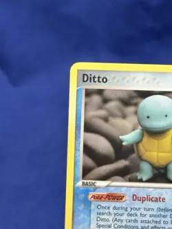 2005 Pokemon Ditto Squirtle Ex Delta Species 40/113 LP - Image 2