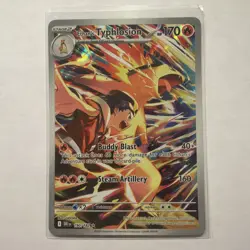 Pokemon Ethan's Typhlosion 190/182 Sv10 Destined Rivals Full Art Illus Holo - Image 1