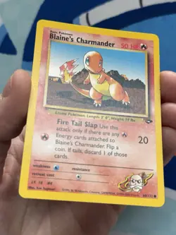 Blaine's Charmander 60/132 - MP condition - Pokemon Gym Challenge Unlimited - Image 2