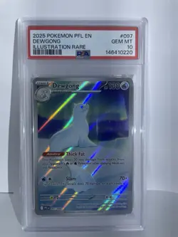Dewgong Illustration Rare 2025 Pokemon PFL En PSA 10 - Image 3
