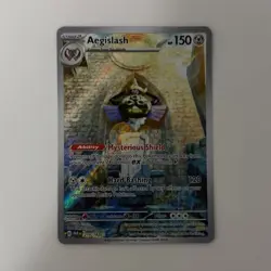 Pokemon - Aegislash 210/182 - SV04 Paradox Rift - Illustration Rare Holo - Image 1