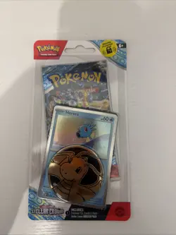 Pokemon TCG Stellar Crown Horsea Single Blister Pack Promo. Brand New & Sealed - Image 1