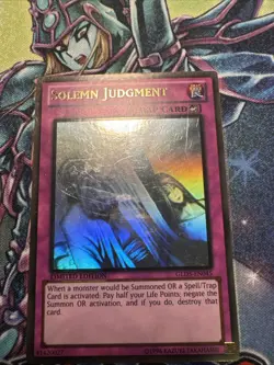 Solem Judgment GLD5-EN045 Ghost Rare Limited Edition MP Yu-Gi-Oh - Image 3