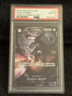 PSA 10 Gecko Moria OP06-086 Alternate Art One Piece TCG Japanese Alt Art - Image 1
