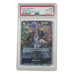 2024 One Piece Wings of The Captain Absalom OP06 #081 Alternate Art PSA 10 - Image 1