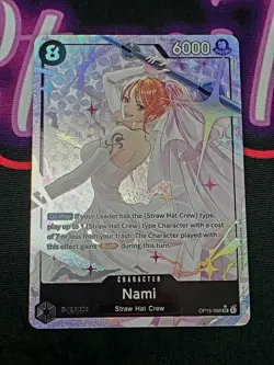🔥 Nami OP15-086 Alternate Art Adventure on Kami's Island Foil 🔥 One Piece - Image 2
