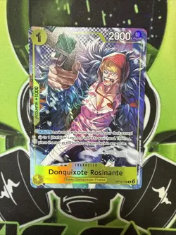 Donquixote Rosinante OP12-108 One Piece Illustration Box 6 Promo NM - Image 1