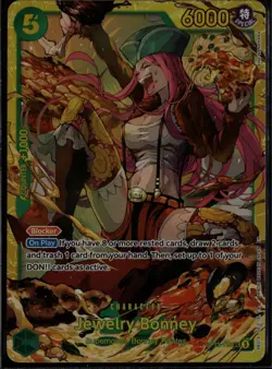 Jewelry Bonney (118) OP12-118 Secret Rare Legacy of the Master One Piece NM - Image 1
