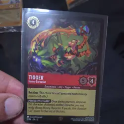 Disney Lorcana Tigger Hunny Barbarian Foil Promo 12/P4 Attack on the Vine! - Image 1