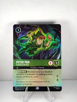 PETER PAN - CREATED BY THE VINE EPIC ATTACK OF THE VINE! DISNEY LORCANA 216-207 - Image 1