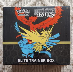 Pokemon TCG Hidden Fates Elite Trainer Box English 2019 1 Box - Image 1