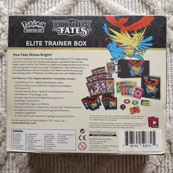 Pokemon TCG Hidden Fates Elite Trainer Box English 2019 1 Box - Image 3