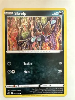 Skrelp 081/159 Common Crown Zenith Pokemon Card - NM Near Mint - Image 1