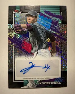 2026 Topps Finest Baseball Kodai Senga Mets Autograph Insert Card FMA-KS - Image 1