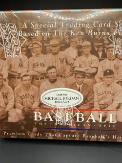 1994 Upper Deck Ken Burns Baseball The American Epic Complete Set Factory Sealed - Image 2