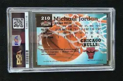 MICHAEL JORDAN 1992 Stadium Club MEMBERS ONLY Card #210 PSA 8 NM-MT Bulls HOF - Image 2
