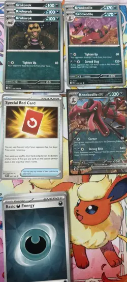 Pokemon TCG Krookodile ex Crobat 60 Card Beginners Deck - Ready to Play - Image 4