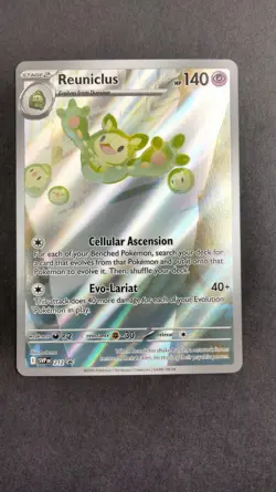 Pokemon TCG Card White Flare Promo Reuniclus 212 Illustration RARE - Image 1