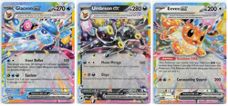 Pokemon Prismatic Evolutions (3 Card) Ex Lot (Eevee, Umbreon, Glaceon) [gls2551] - Image 1