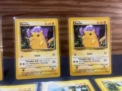 Vintage Pokemon Pikachu Lot Base Set Jungle WOTC 9 Cards 58/102 60/64 LP MP - Image 3